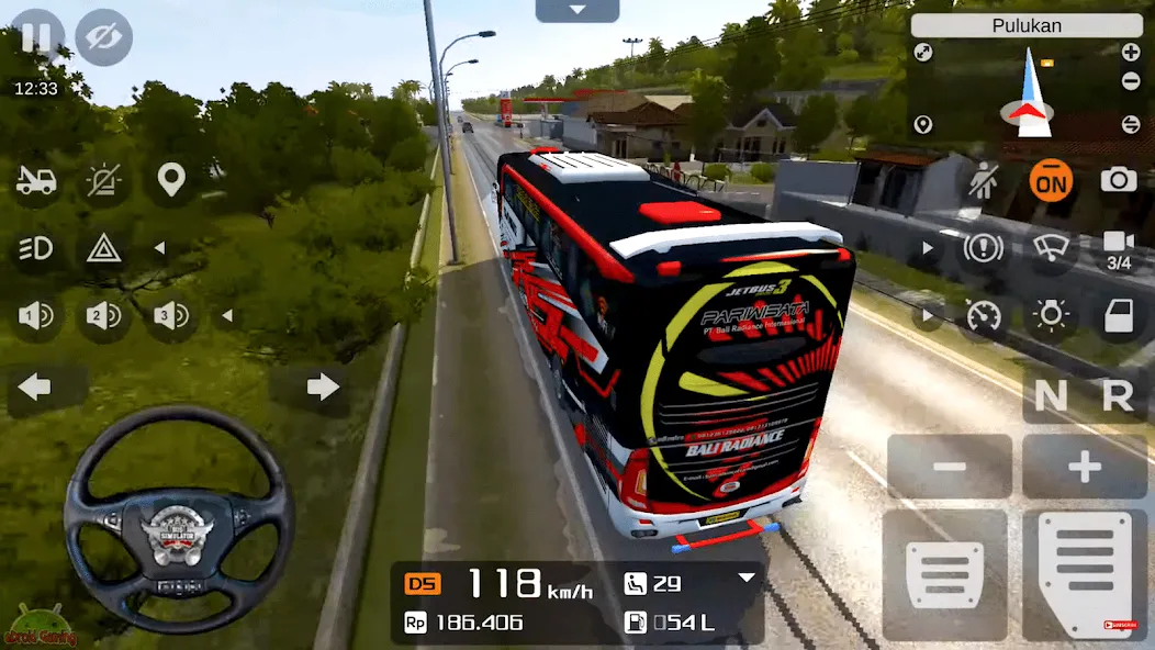 Coach Tourist Bus City Driving [МОД Бесконечные монеты] APK Android Screenshot 2