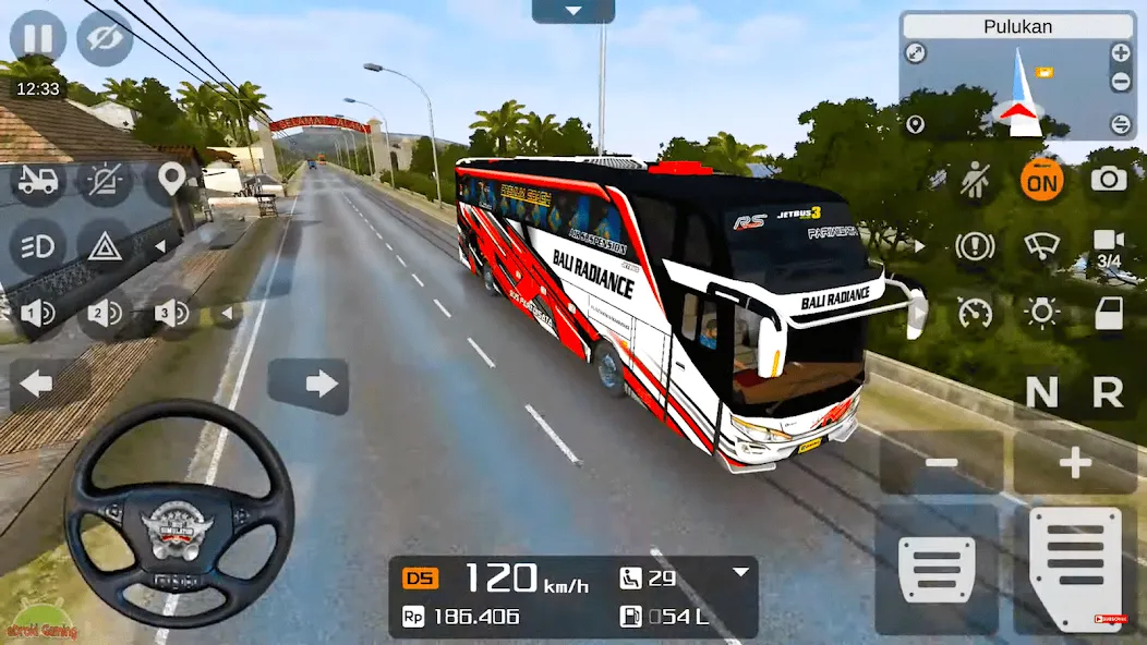 Coach Tourist Bus City Driving [МОД Бесконечные монеты] APK Android Screenshot 4