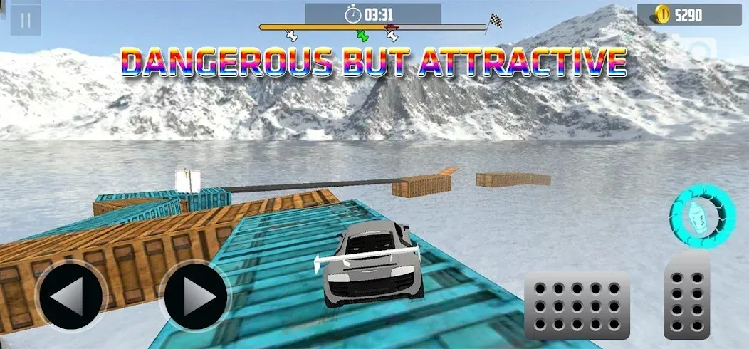 Ramp Car Stunt Challenge (Рамп Кар Стант Челлендж) [МОД Меню] APK Android Screenshot 4