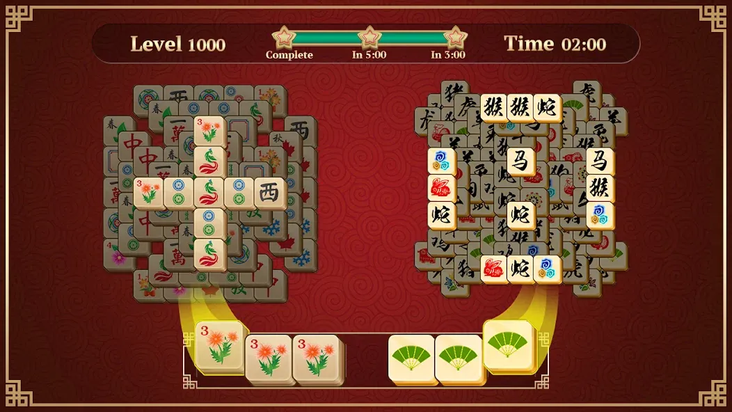 Mahjong Solitaire: 3 Tiles (Маджонг Классик) [МОД Mega Pack] APK Android Screenshot 3