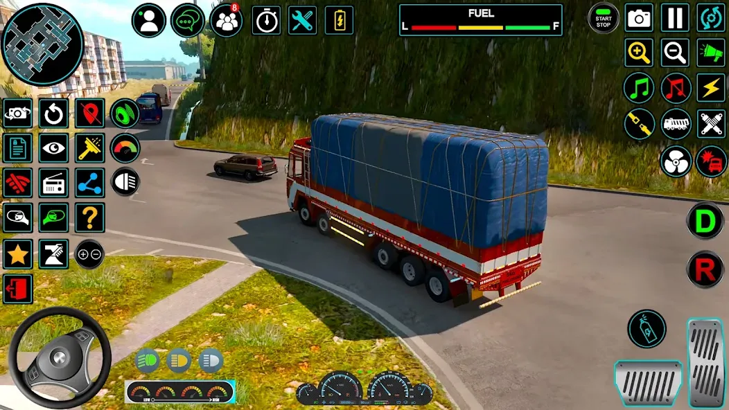 Indian Truck Offroad Cargo Sim (Индийский грузовик   ) [МОД Mega Pack] APK Android Screenshot 2