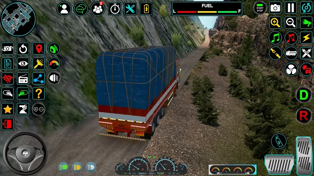 Indian Truck Offroad Cargo Sim (Индийский грузовик   ) [МОД Mega Pack] APK Android Screenshot 3