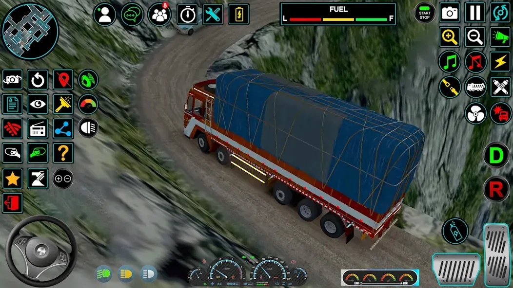 Indian Truck Offroad Cargo Sim (Индийский грузовик   ) [МОД Mega Pack] APK Android Screenshot 4