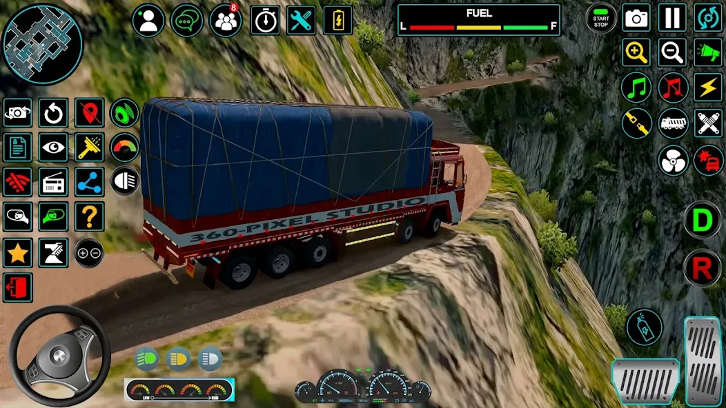 Indian Truck Offroad Cargo Sim (Индийский грузовик   ) [МОД Mega Pack] APK Android Screenshot 5