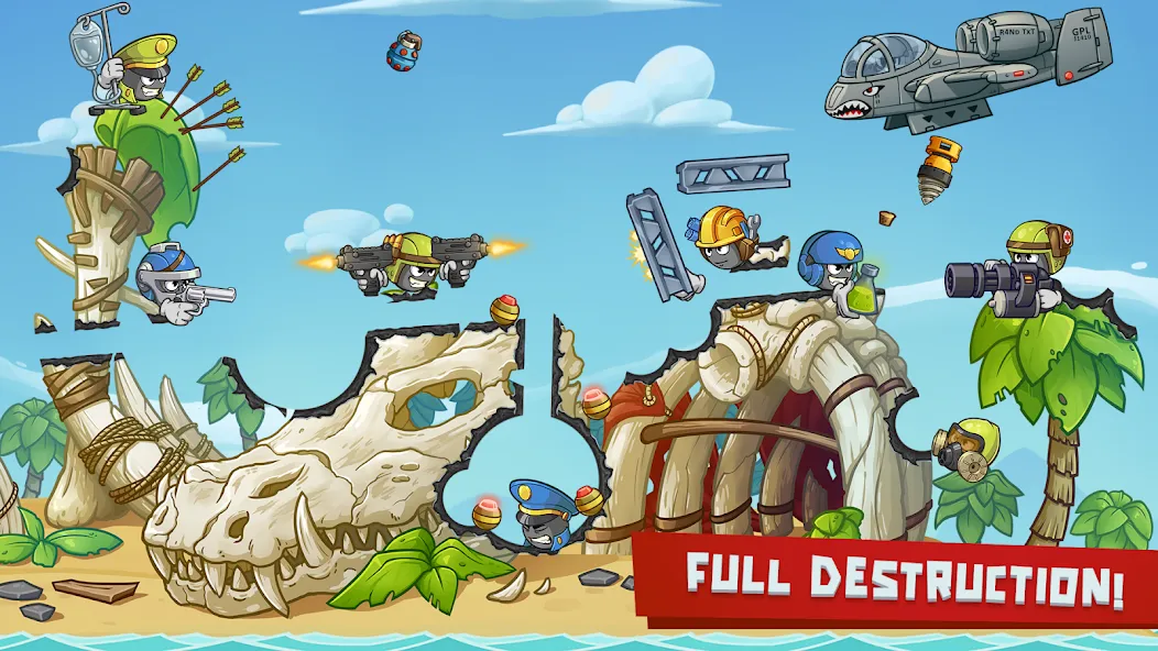 Warlings 2: Total Armageddon (Варлингс 2) [МОД Premium] APK Android Screenshot 1