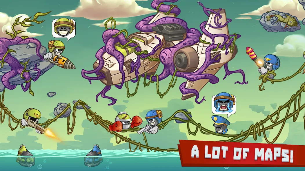 Warlings 2: Total Armageddon (Варлингс 2) [МОД Premium] APK Android Screenshot 2