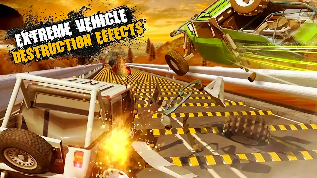 Car Crash Speed Bump Car Games [МОД Меню] APK Android Screenshot 2