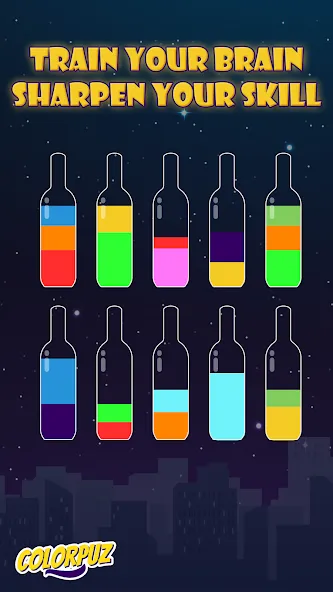 Colorpuz - Water Sort Puzzle (Колорпаз) [МОД Все открыто] APK Android Screenshot 2