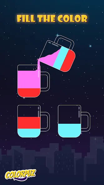 Colorpuz - Water Sort Puzzle (Колорпаз) [МОД Все открыто] APK Android Screenshot 5
