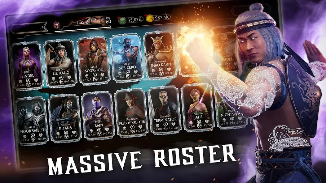 Mortal Kombat (МОРТАЛ КОМБАТ) [МОД Все открыто] APK Android Screenshot 2