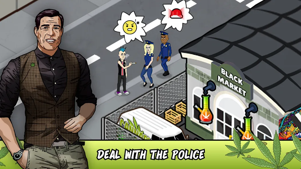 Weed City - Hemp Farm Tycoon (Уид Сити) [МОД Меню] APK Android Screenshot 5