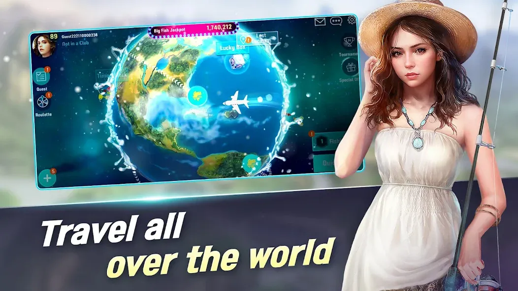 World Fishing Championship (Чемпионат мира по рыбной ловле) [МОД Все открыто] APK Android Screenshot 1