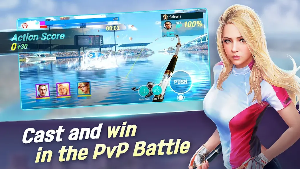 World Fishing Championship (Чемпионат мира по рыбной ловле) [МОД Все открыто] APK Android Screenshot 2