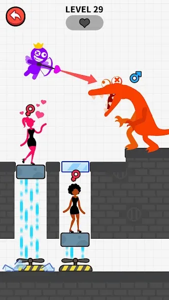 Love Archer rainbow monster (Лав Арчер райнбоу монстер) [МОД Все открыто] APK Android Screenshot 3