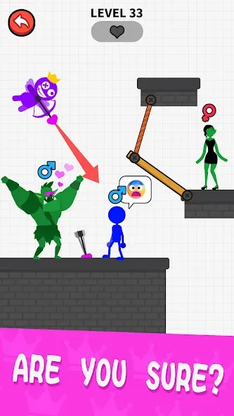 Love Archer rainbow monster (Лав Арчер райнбоу монстер) [МОД Все открыто] APK Android Screenshot 5