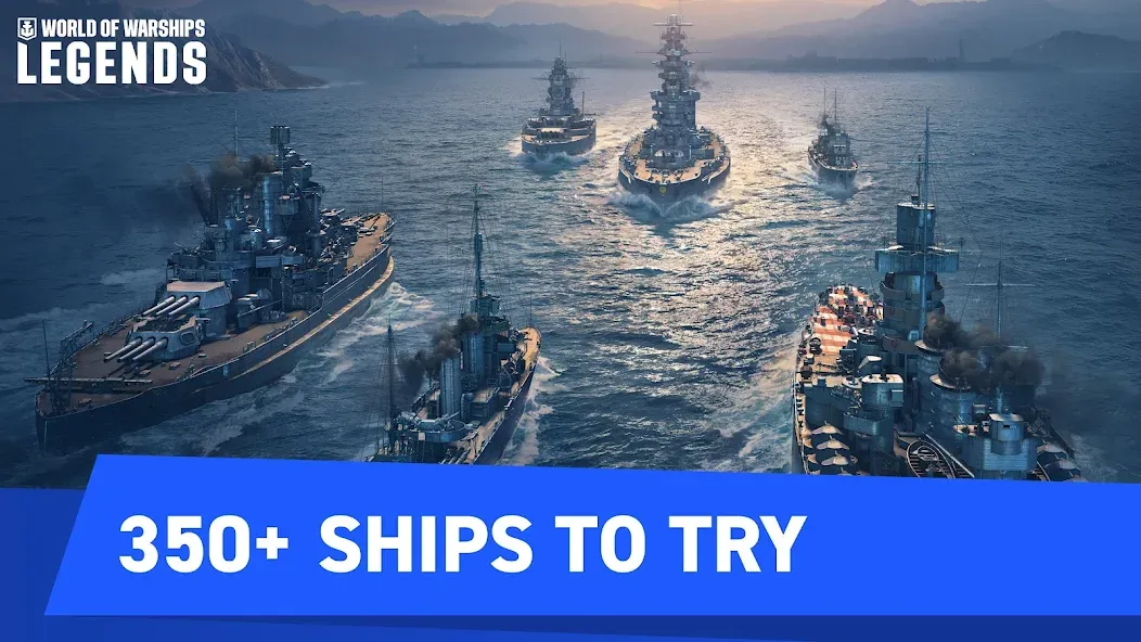 World of Warships Legends PvP (Ворлд оф Варшипс Легендс) [МОД Меню] APK Android Screenshot 1