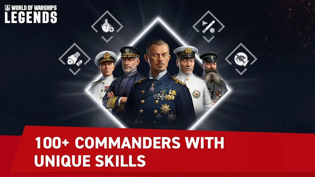 World of Warships Legends PvP (Ворлд оф Варшипс Легендс) [МОД Меню] APK Android Screenshot 2