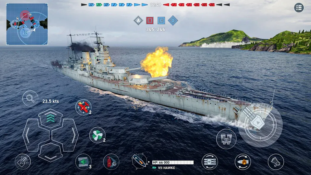 World of Warships Legends PvP (Ворлд оф Варшипс Легендс) [МОД Меню] APK Android Screenshot 5