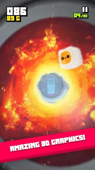 Fluffy Fall [МОД Много денег] APK Android Screenshot 3