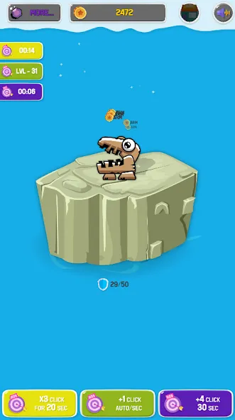 Epic Story of Monsters: Clicke [МОД Все открыто] APK Android Screenshot 5