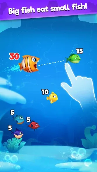 Fish Go.io - Be the fish king [МОД Меню] APK Android Screenshot 1