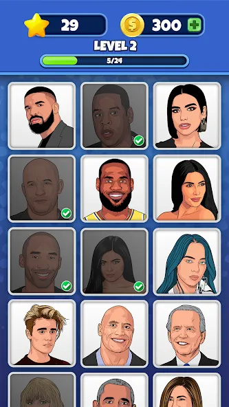 Who is it? Celeb Quiz Trivia [МОД Бесконечные монеты] APK Android Screenshot 3