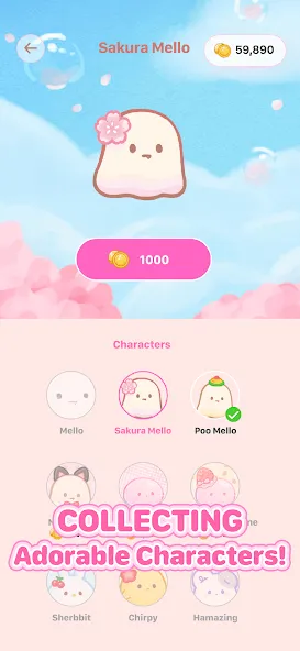 Mochi Jump - Into infinity (Поппинг Джамп) [МОД Бесконечные монеты] APK Android Screenshot 3