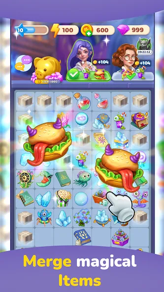 Weekday Merge: Mansion Mystery [МОД Бесконечные монеты] APK Android Screenshot 2