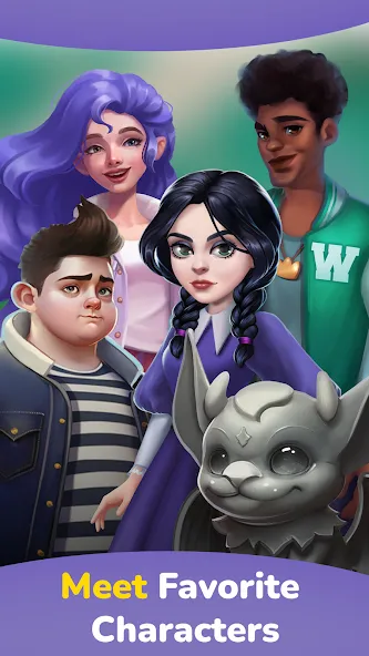 Weekday Merge: Mansion Mystery [МОД Бесконечные монеты] APK Android Screenshot 4