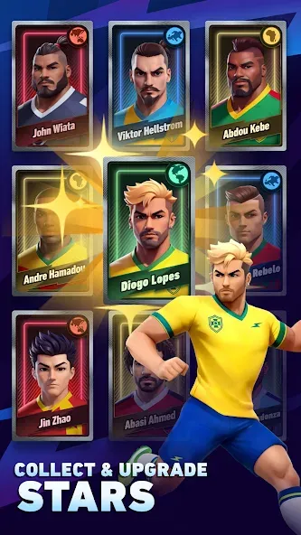 AFK Football: RPG Soccer Games [МОД Unlocked] APK Android Screenshot 2