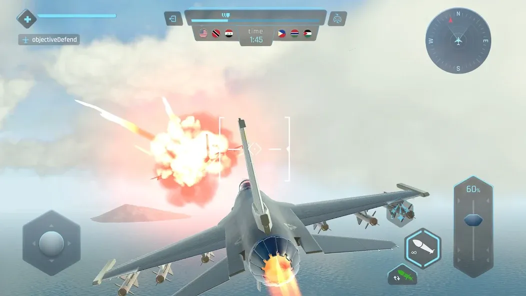 Sky Warriors: Airplane Games (Скай Ворриорс) [МОД Меню] APK Android Screenshot 5