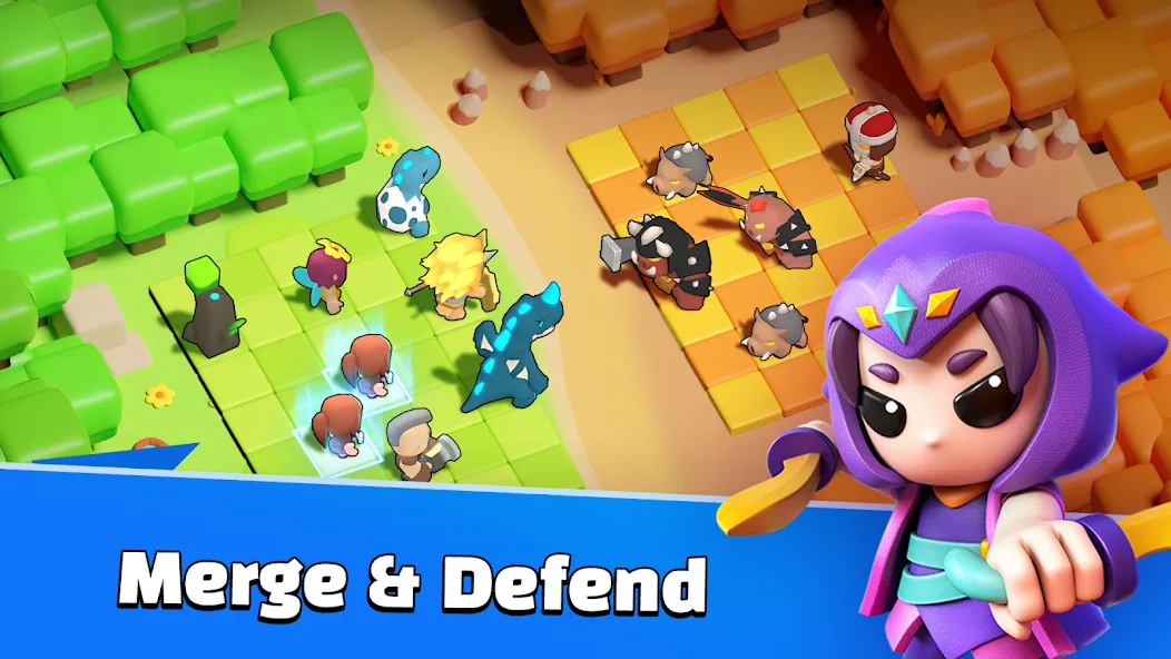 Merge War: Super Legion Master (Мердж Вар) [МОД Меню] APK Android Screenshot 2