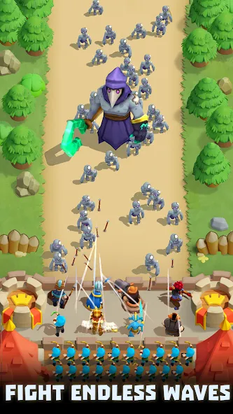 Wild Castle: Tower Defense TD (Уайлд Кастл ТД) [МОД Premium] APK Android Screenshot 5