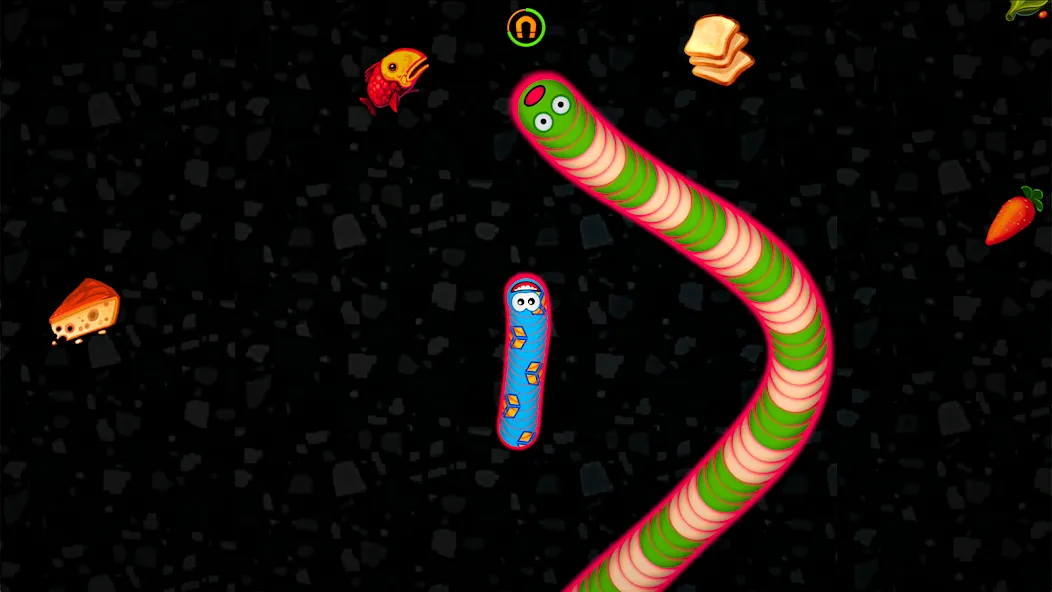 Worms Zone .io - Hungry Snake [МОД Меню] APK Android Screenshot 5