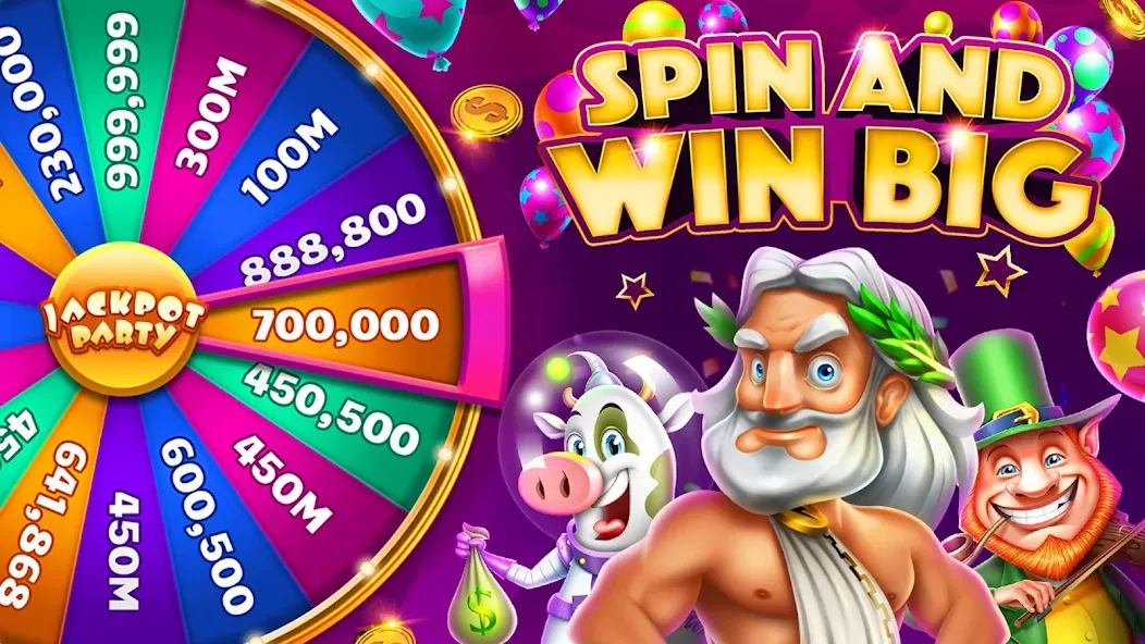 Jackpot Party Casino Slots (Джекпот Пати) [МОД Unlocked] APK Android Screenshot 1