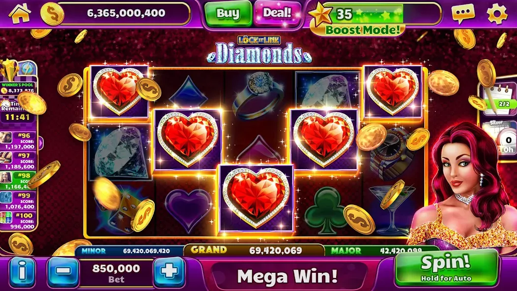Jackpot Party Casino Slots (Джекпот Пати) [МОД Unlocked] APK Android Screenshot 5