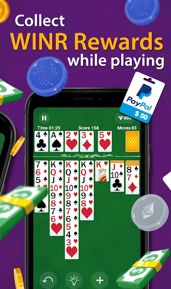 Solitaire - Make Money [МОД Premium] APK Android Screenshot 5