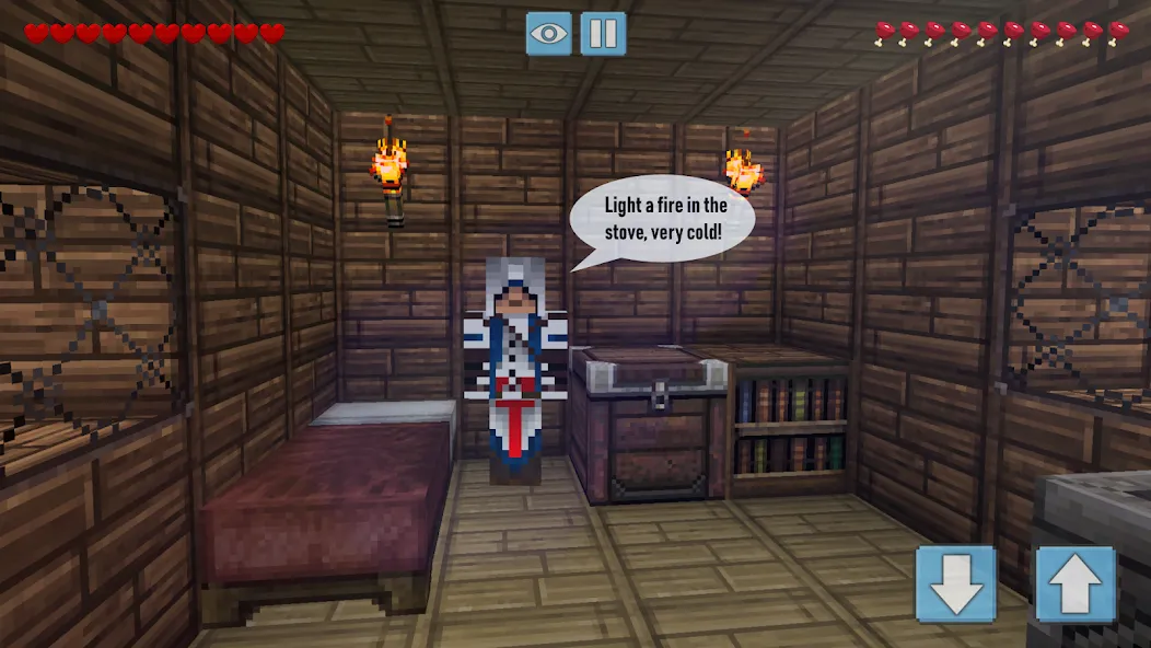 Winter Craft - Block Craft (Винтер Крафт) [МОД Бесконечные монеты] APK Android Screenshot 2