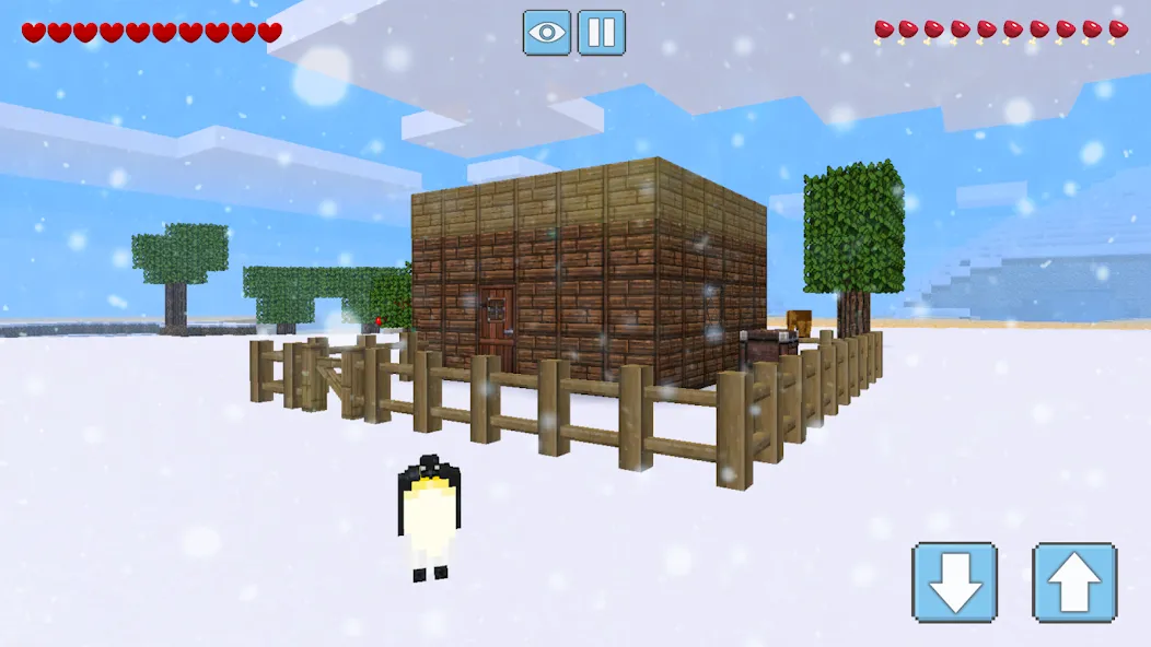 Winter Craft - Block Craft (Винтер Крафт) [МОД Бесконечные монеты] APK Android Screenshot 3