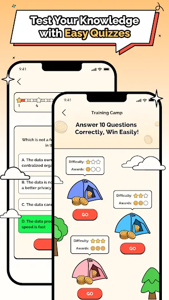 Witcoin: Web3 Play to Learn (Виткоин) [МОД Mega Pack] APK Android Screenshot 2