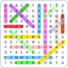 Word Search Colorful [МОД Unlocked] APK Android