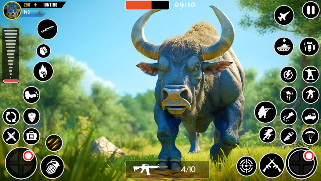 Wild Animal Deer Hunting Games (Охота на диких зверей с оружием  игры) [МОД Много денег] APK Android Screenshot 1