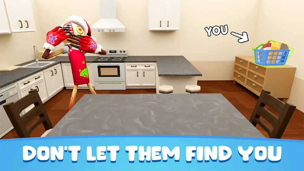 Hide and Go Seek: Monster Hunt (Хайд энд Гоу Сик) [МОД Меню] APK Android Screenshot 2