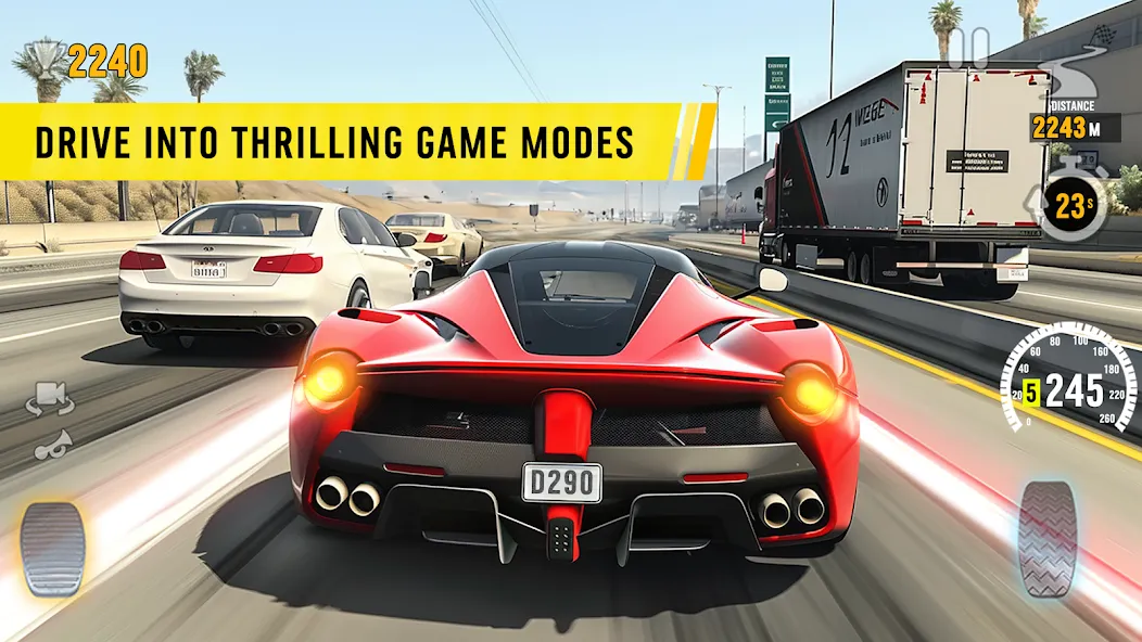 Traffic Tour: Car Fury (Трафик Тур) [МОД Много денег] APK Android Screenshot 1