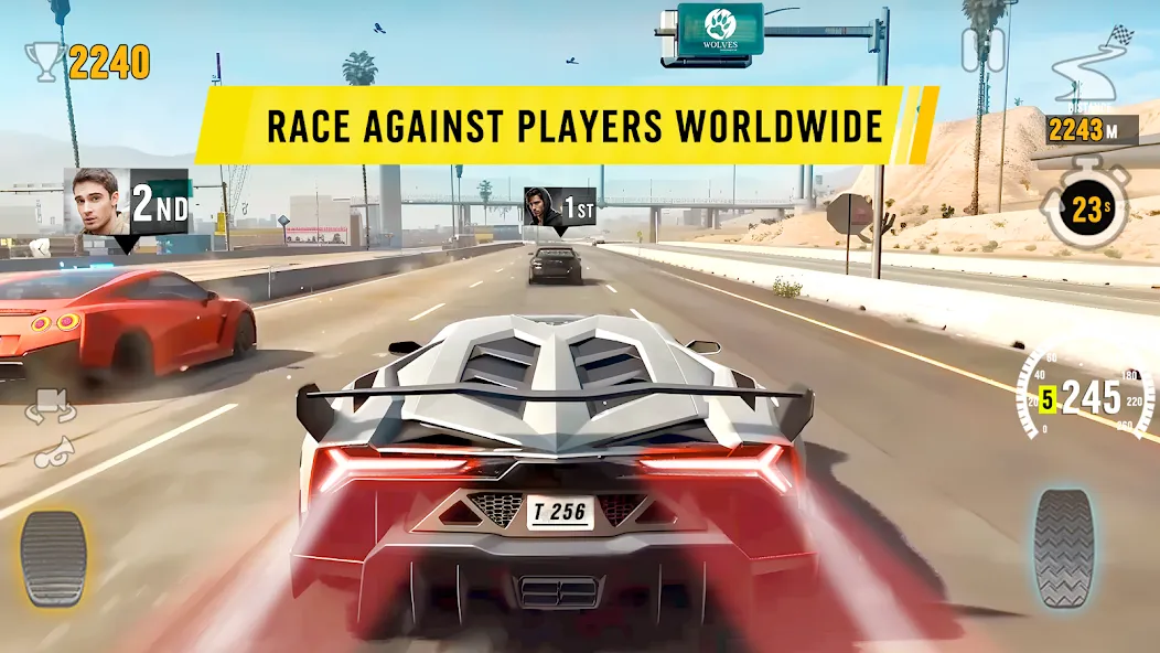 Traffic Tour: Car Fury (Трафик Тур) [МОД Много денег] APK Android Screenshot 3