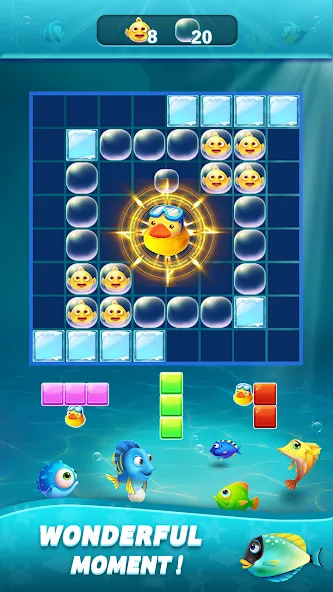 Block Ocean 1010 Puzzle Games (Блок Океан 1010 Головоломки) [МОД Меню] APK Android Screenshot 4