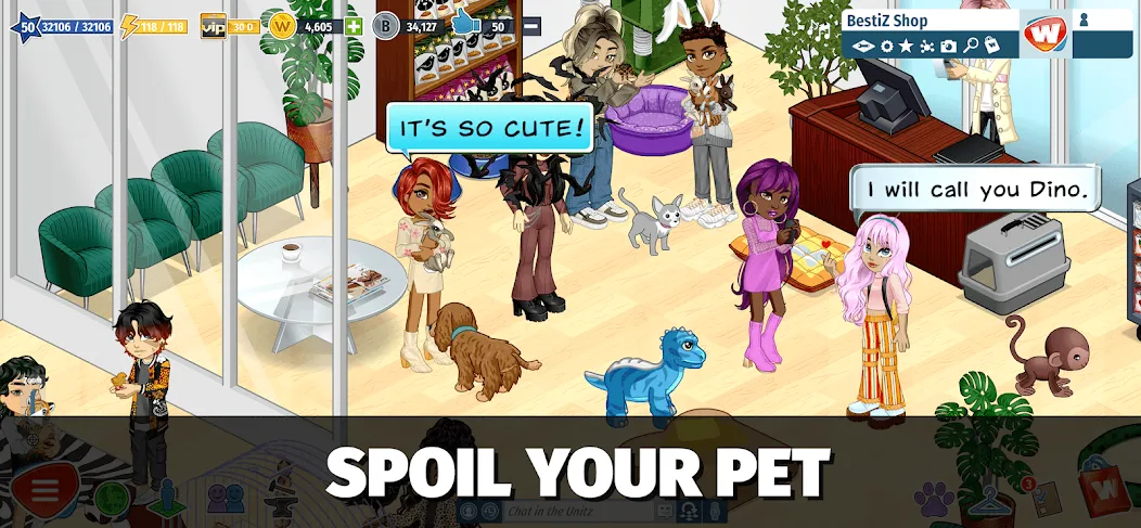 Woozworld - Virtual World (Вузворлд) [МОД Бесконечные монеты] APK Android Screenshot 3