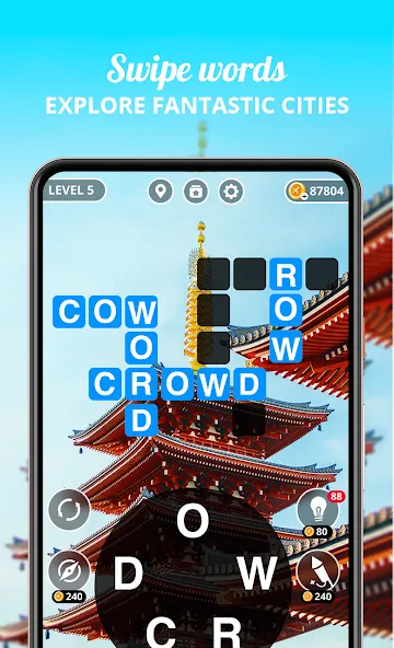 Wordwise® - Word Connect Game [МОД Бесконечные монеты] APK Android Screenshot 2