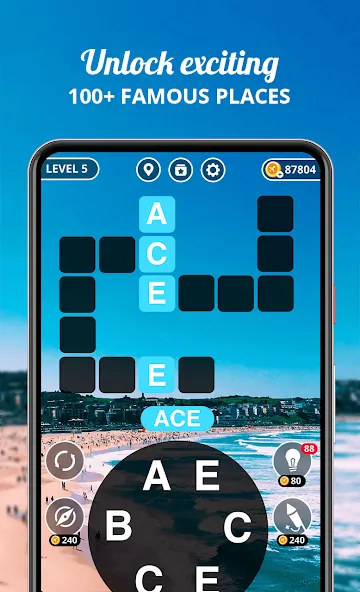Wordwise® - Word Connect Game [МОД Бесконечные монеты] APK Android Screenshot 3