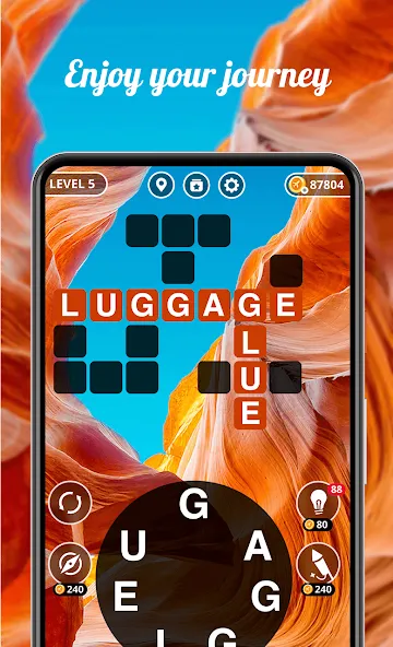 Wordwise® - Word Connect Game [МОД Бесконечные монеты] APK Android Screenshot 4